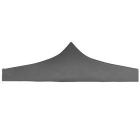 vidaXL Party Tent Roof 3x3 m Anthracite