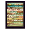 "Dog Rules" By Marla Rae, Printed Wall Art, Ready To Hang Framed Poster, Black Frame