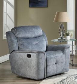 ACME Mariana Recliner, Silver Gray Fabric 55032