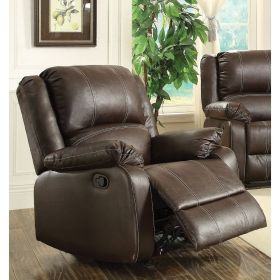 ACME Zuriel Rocker Recliner (Motion) in Brown PU 52282