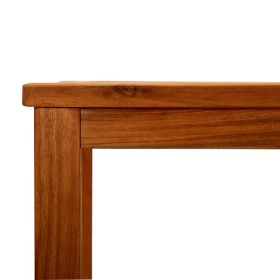 vidaXL Garden Console Table 110x40x75 cm Solid Acacia Wood