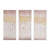 Gold Foil Abstract 3-piece Canvas Wall Art Set