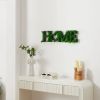 HOME Letter Art Moss Wall Decor