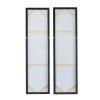 Set of 2 Elongated Modern Abstract Oil Paintings, Wall Art for Living Room Dining Room Bedroom Office Entryway, 20" x 71"