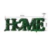 HOME Letter Art Moss Wall Decor