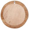 Decorative Mirror Teak 23.6" Round