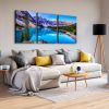 3 Panels Framed Nature Landscape Mountain & Lake Canvas Wall Art Decor,3 Pieces Mordern Canvas Decoration Painting for Office,Dining room,Living room