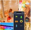 66-light 33ft. Outdoor USB or Battery Operated Integrated LED Fairy String Light-App Control Music Sync Twinkle Light