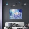 Framed Canvas Wall Art Decor Abstract Style Painting, Impressionism Lotus Painting Decoration For Office Living Room