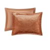 4 Pcs Velvet Comforter Set with Throw Pillow(Full/Queen)