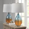 Cortina Ombre Glass Table Lamp, Set of 2