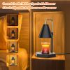 RAINBEAN Candle Warmer Lamp with Timer, Adjustable Height Electric Candle Warmer Dimmable with 2 Bulbs Wax Melt Warmer