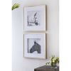 Set of 2 Wall Art Horse Animal Printing, Wall Decor Accent, 22" x 22"