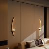 2-Pack Modern Orb Arc Wall Lamp, Plug in Wall Sconces for Living Room Bedside