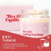 Hug in A Jar Candles Gifts for Women Thinking of You Gift Candles Sweet Fig Grapefruit 13 oz Long Lasting 60 80 Hour Burn Aromatherapy with Gift Box M