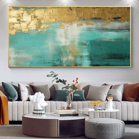 Handmade Oil Painting Large Original Gold Oil Painting on Canvas Abstract Gold Art Painting Bedroom Wall Decor Modern Textured Wall Art Decorative Pai (style: 01, size: 90X120cm)