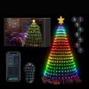 Smart Christmas Tree Lights with Remote & APP Control RGB Color Changing Waterproof String Lights