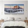 3 Panels Framed Mountain & Forest Canvas Wall Art Decor,3 Pieces Mordern Canvas Decoration Painting for Office,Dining room,Living room