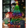 Smart Christmas Tree Lights with Remote & APP Control RGB Color Changing Waterproof String Lights