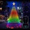 Smart Christmas Tree Lights with Remote & APP Control RGB Color Changing Waterproof String Lights