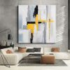 Hand Painted Oil Paintings Black and white gold Modern Abstract Oil Paintings On Canvas Wall Art Decorative Picture Living Room Hallway Bedroom Luxuri