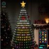 Smart Christmas Tree Lights with Remote & APP Control RGB Color Changing Waterproof String Lights