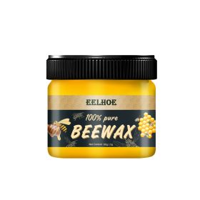 EELHOE Furniture Brightening Natural Beeswax Polishing Beeswax Waterproof Wear-resistant Wooden Floor Care Beeswax (Option: 1pcs)